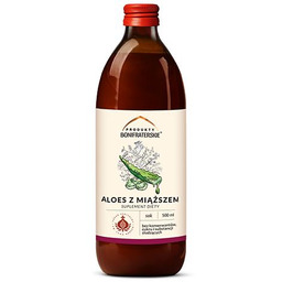 Produkty Bonifraterskie Sok z aloesu z miąższem, 500ml