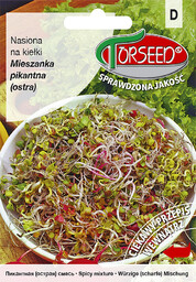 Nasiona na kiełki Mieszanka pikantna (ostra) 20g