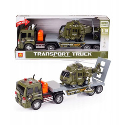 Tir z helikopterem wojskowym światło i dźwięk 1:12