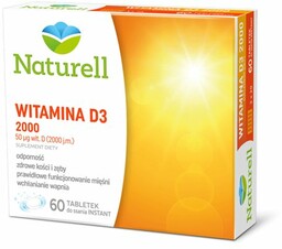 Naturell Witamina D3 2000 60 Tabletek Instant