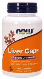 Now Foods Liver Caps Wsparcie wątroby, 100 kaps.