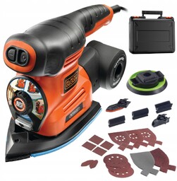 Szlifierka wielofunkcyjna mimośrodowa i oscylacyjna 4w1 Black Decker