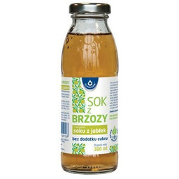 Sok z brzozy z dodatkiem soku z jabłek