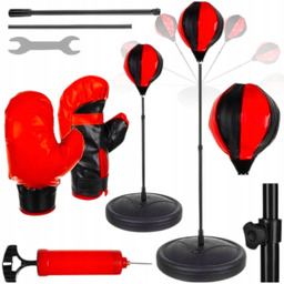 Zestaw Bokserski Dla Dzieci Gruszka Rękawice Pompka Boks