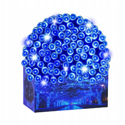 Lampki choinkowe Led 1000 Flash, zielony kabel 67m