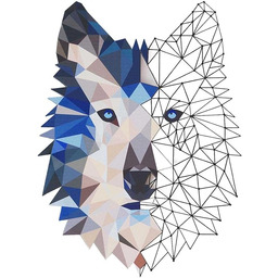 Stylowy dekoracyjny metalowy element ścienny, 35 x 48