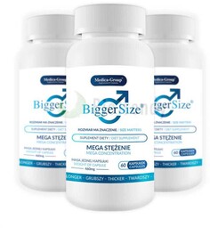 MEGA ZESTAW 2+1 Bigger Size 180 caps. 100%