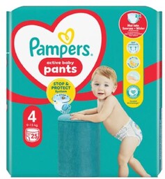 Pampers Pants Pieluchomajtki rozmiar 4, 25 sztuk