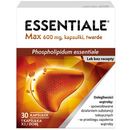 Essentiale Max 600 mg Lek stosowanym w chorobach