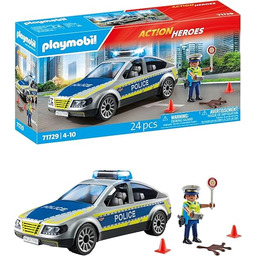 PLAYMOBIL Action Heroes Radiowóz policyjny Samochód policyjny Auto