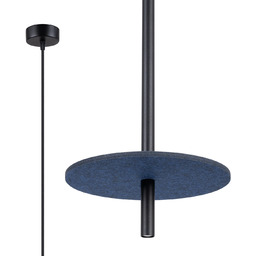 Lampa wisząca FELTRO 1 czarna/granatowa SL.1881 - Sollux
