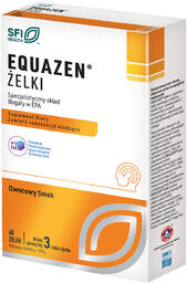 Equazen Żelki, powyżej 3 lat, smak owocowy, 60