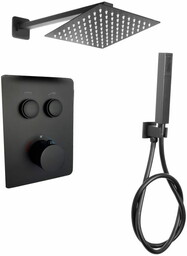 EXEO 2 BLACK termostatyczna bateria podtynkowa 25