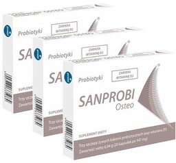 Zestaw SANPROBI Osteo, 3 x 20 kapsułek