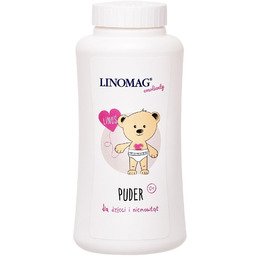 LINOMAG Emolienty puder higieniczno-kosmetyczny dla dzieci i niemowląt