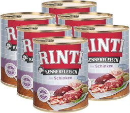 Rinti Kennerfleisch Schinken karma mokra dla psa -