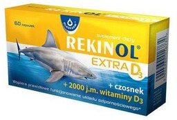 Rekinol Extra D3 Oleofarm, 60kaps.