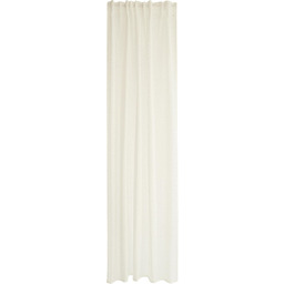 Zasłona z frędzlami paski kremowo-białe firanka dekoracyjna