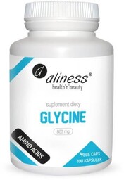Aliness Glycine 800 mg, 100 kaps.