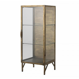 Bloomingville SAONE Metalowa Przeszklona Witryna 110 cm /