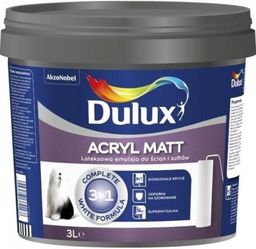 Farba emulsyjna Dulux Acryl Matt 3 l biała