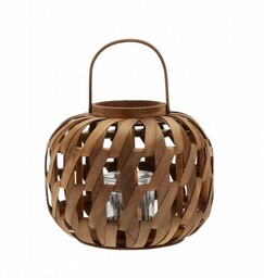 Villa Collection ARISTO Lampion 26 cm Brązowy