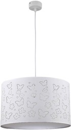 Lampa wisząca Flowers dziecięca 1xE27 biała LP-686/1P -