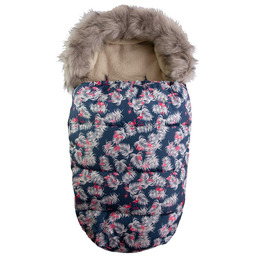 Babymatex Śpiworek do wózka Venus + mufka granatowy