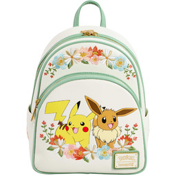 Loungefly Pokemon Pikachu & Eevee - kwiatowy mini