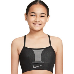Nike Unisex Df Indy Seamle Top dziecięcy, czarny/czarny,