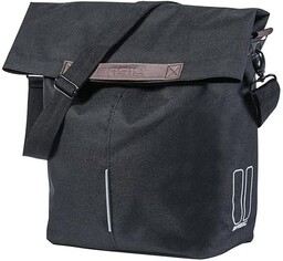 Basil City Shopper, Borsone Unisex-Adulto, Nero, 14/16 Litre