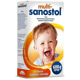 Multi-Sanostol Wielowitaminowy syrop dla dzieci, 600 g