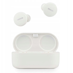 Denon PerL Bezprzewodowe Białe słuchawki douszne na Bluetooth