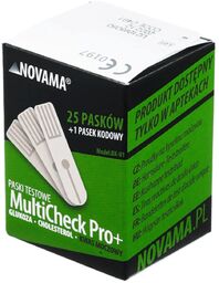 Novama MultiCheck Pro+, paski testowe do pomiaru kwasu