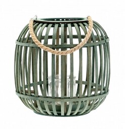 Scandinavia SCANDI Latarnia / Lampion 32 cm Zielony