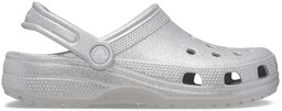 Klapki Crocs Classic Glitter Clog 205942 Srebrny