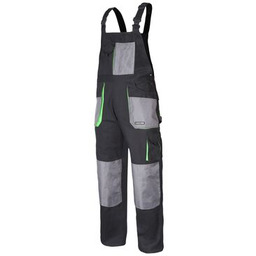 Ogrodniczki ochronne L40606 czarno zielone LAHTI PRO