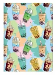 Notes A6 kratka bubble tea - Biurfol