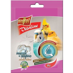 Vitapol Vitaline dla Ptaków Muszle + Wapno 50