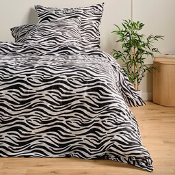 Pościel z bawełny satynowej Zebrini 160x200 cm
