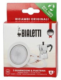 BIALETTI Uszczelka 6 TZ + Sitko (3 sztuki)