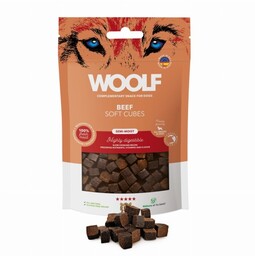Woolf Soft Cubes Monoprotein Miękkie kosteczki Wołowina /