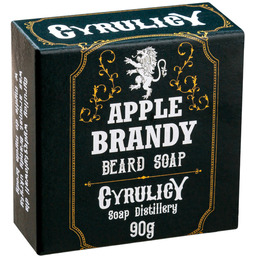 Cyrulicy, mydło do brody Apple Brandy, 90g