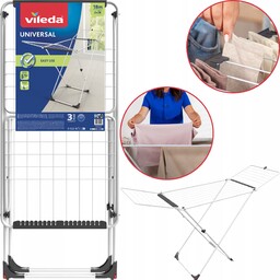 Suszarka Na Ubrania Pranie Vileda Universal Kółka Uchwyt