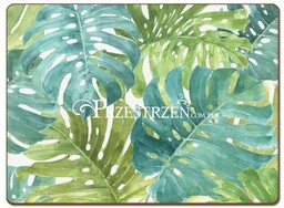 PODKŁADKI KORKOWE CALA HOME Tropical Green Tropikalne Liście