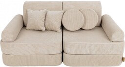 Pocket Sofa Plus Slimcord Ecru - MeowBaby