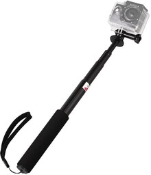 Selfie stick z uchwytem na kamerę