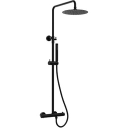 Zestaw prysznicowy z baterią termostatyczną, czarny KU139B ZIMOWA