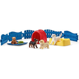 Schleich Slh42480 Szczeniak Z Posłaniem,Wielokolorowy