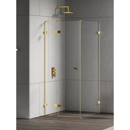 Złota kabina prysznicowa 80x90 lewa EXK-4691 Eventa Gold